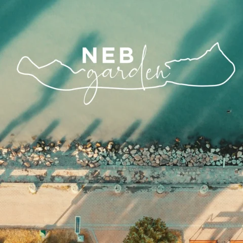 NEB Garden Guesthouse Alsóörs – Brand identity