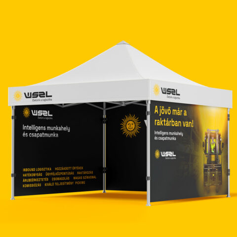 WSZL stand branding