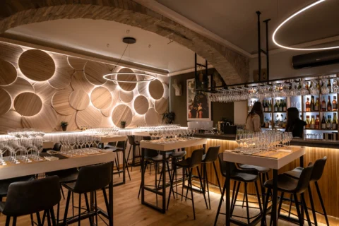 Interior design of Széchenyi Wine Bar