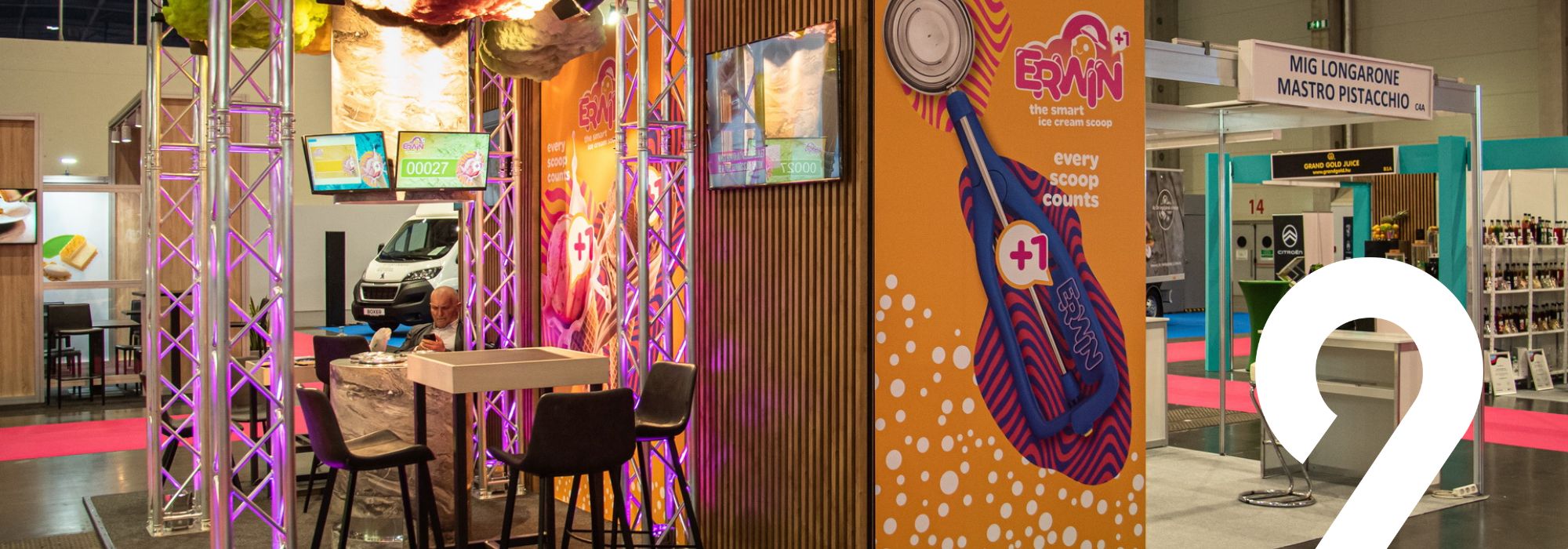 SIRHA kiállítás Erwin Smart scoop - standépítés